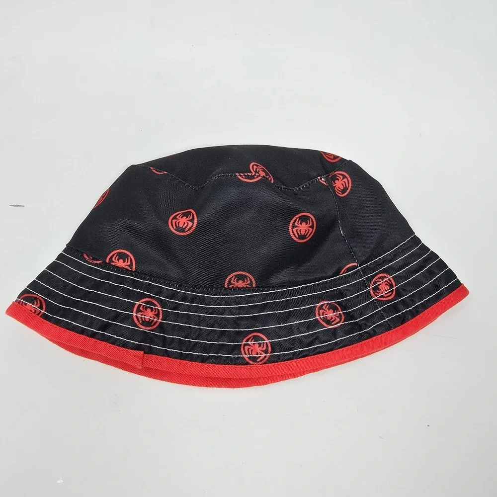 Marvel‎ Spiderman Boys One Size Reversible Bucket Hat Tie Dye Logo